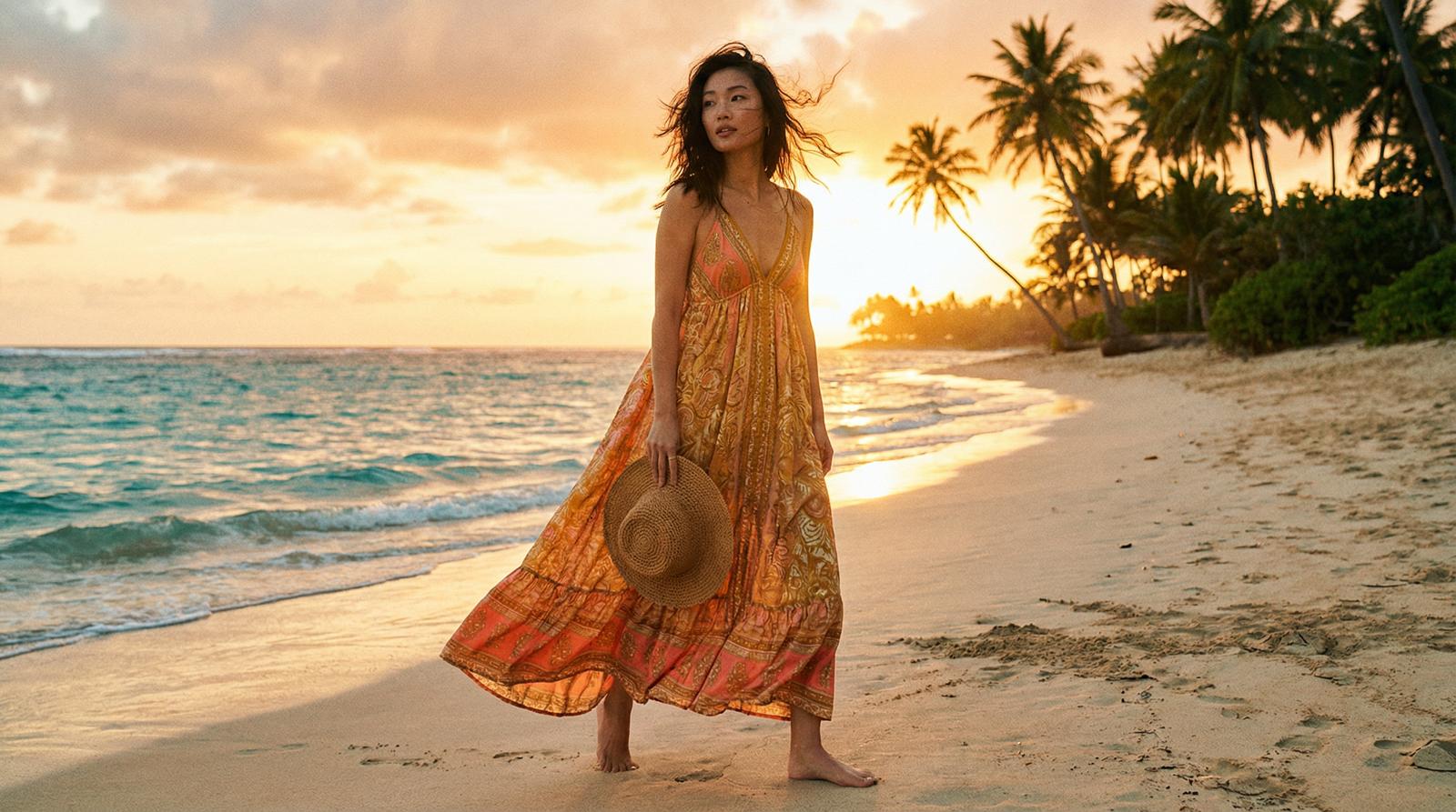 女神视频海滩度假视频